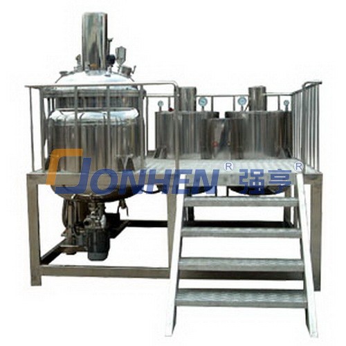 Vacuum emulsification batching tank