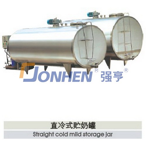 Direct cooling milk storage ta