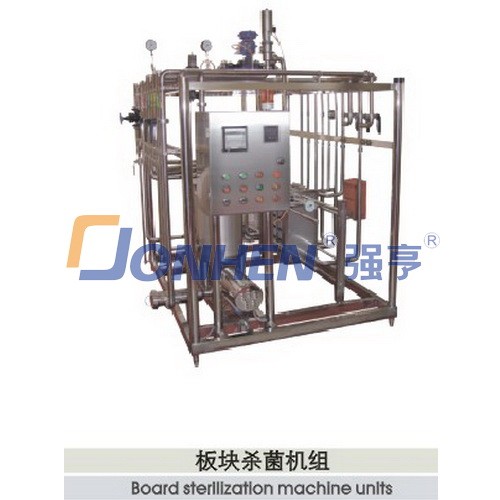 Plate sterilizing unit