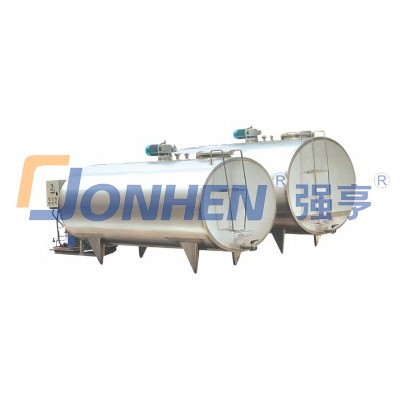 Direct cooling milk storage tank